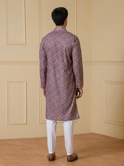 Elegant Tapestry Printed Men's Kurta